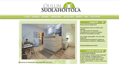 Desktop Screenshot of oulunsuolahoitola.fi